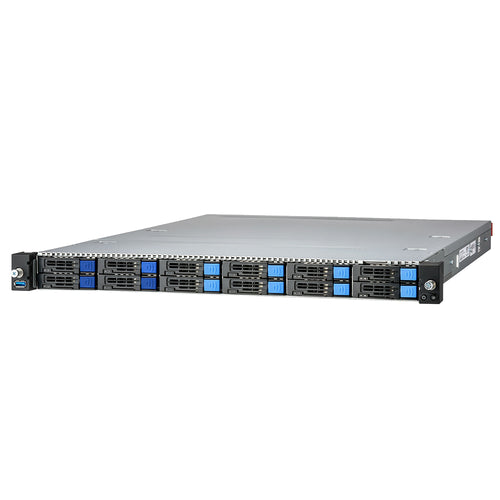 Tyan B7136G68AV4E8HR Dual Emerald Rapids Xeon 1U Cloud Server, 12 x 2.5" Bays