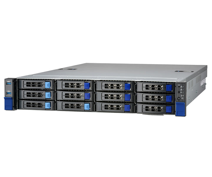 Tyan B8056T70V8E6HR-2T AMD Genoa EPYC 9004 2U Storage Server, 12 x 3.5/2.5 Bays