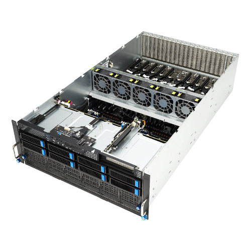 ASUS ESC8000A-E12 Dual EPYC 9004 8 GPU 4U Server, 8 x 3.5"/2.5" Bays