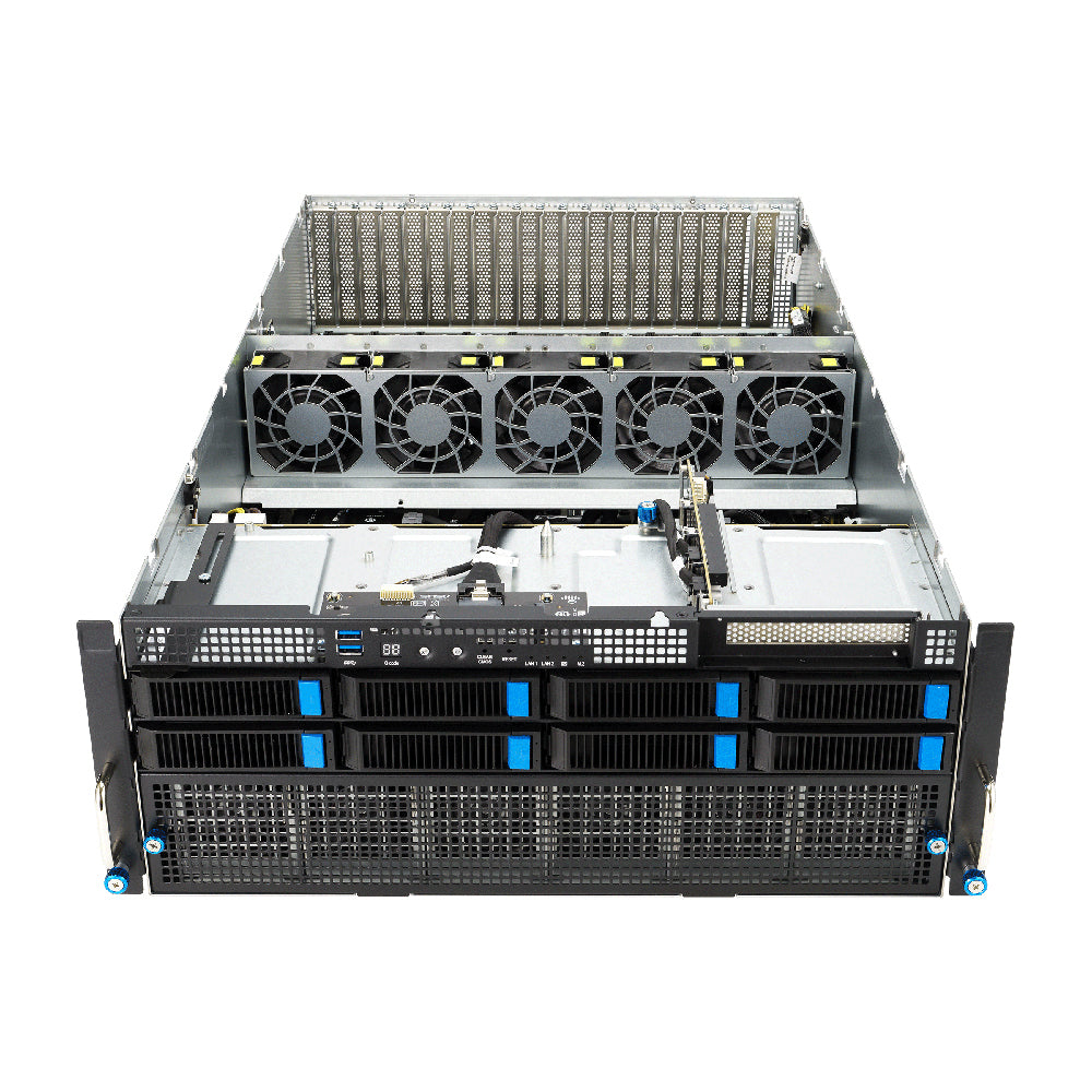 ASUS ESC8000A-E12 Dual EPYC 9004 8 GPU 4U Server, 8 x 3.5