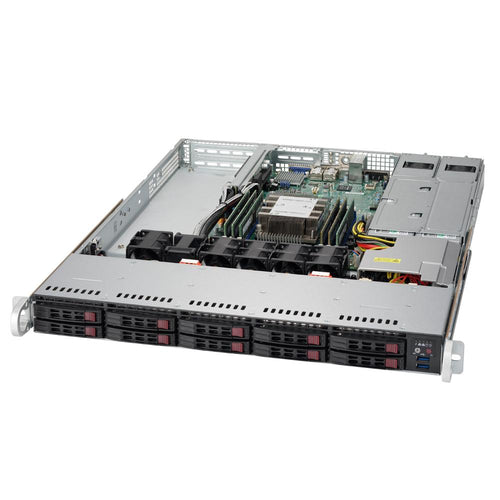 Supermicro SuperServer 1019P-WTR Cascade Lake 1U Server, Dual 10G Ethernet, IPMI