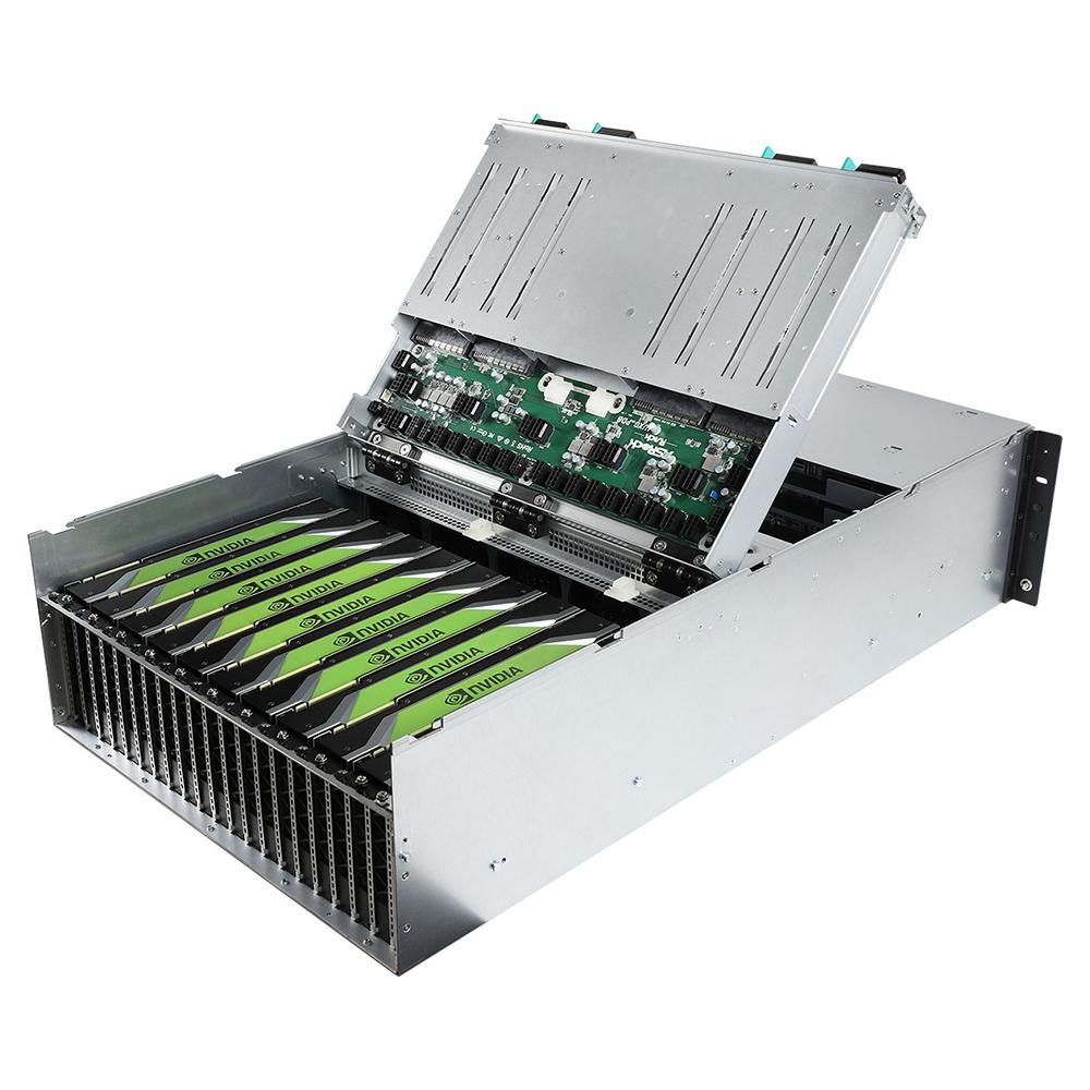 ASRock Rack 4U10G-ROME2/2T Dual EPYC 7003 GPGPU 4U Server, 2 x 10G LAN ...