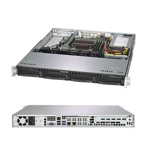 Supermicro 5019C-M Xeon E-2100 1U Rackmount w/ 4 x 3.5" Hot Swap Drive Bays