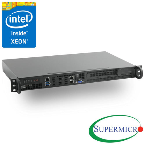 Supermicro Xeon D-1521 Mini 1U Rackmount, Front I/O, 10GbE, IPMI, RS-SMX104C2N-FIO