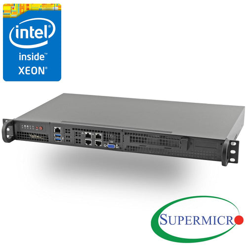 Supermicro Xeon D-1518 Mini 1U Rackmount w/ Dual 10GbE, IPMI, RS-SMX104C4N-FIO