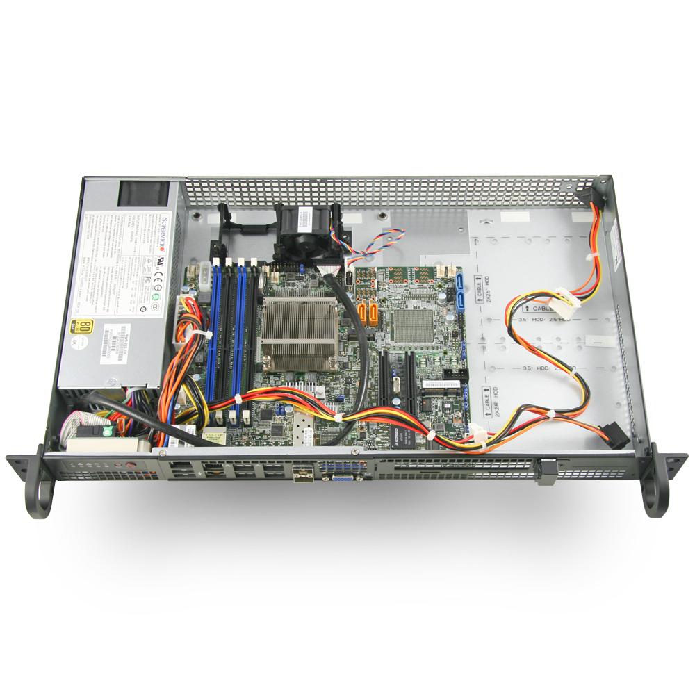 Supermicro Workstation Rackmount Supermicro Front I/O Mini 1U Rackmount w/ Dual 10GbE, SFP+, IPMI, RS-S ...