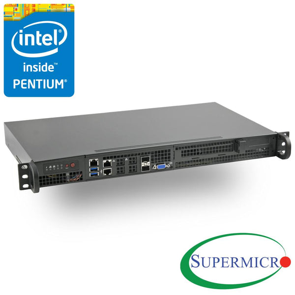 Supermicro Front I/O Mini 1U Rackmount w/ Dual 10GbE, SFP+, IPMI