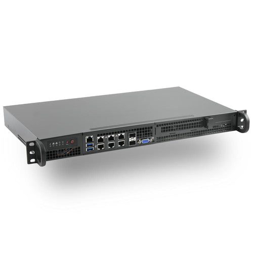 Supermicro Intel Xeon D-2166NT 12-Core Front I/O 1U Server w/ 2x SFP+, 2x 10Gbase-T, 4x GbE LAN